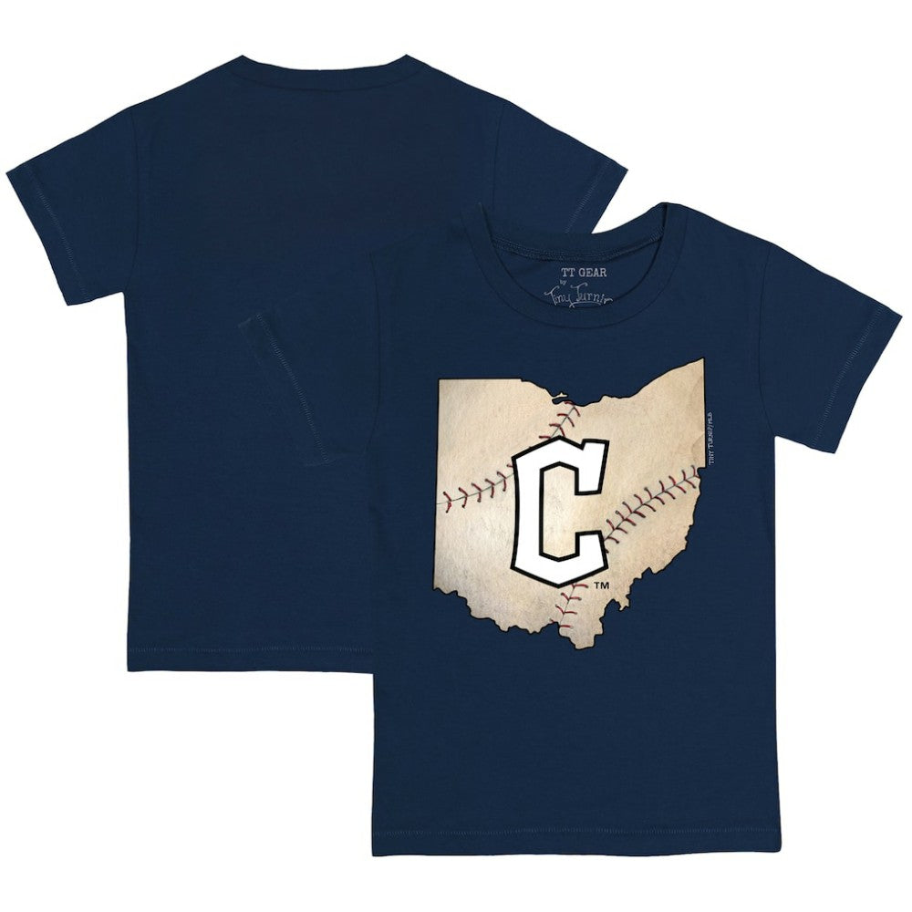 Cleveland Guardians Tiny Turnip Youth State Outline T-Shirt | MLB Near me
