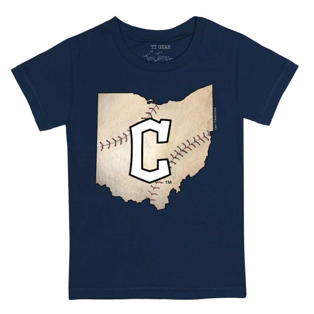 Cleveland Guardians Tiny Turnip Youth State Outline T-Shirt | MLB Near me