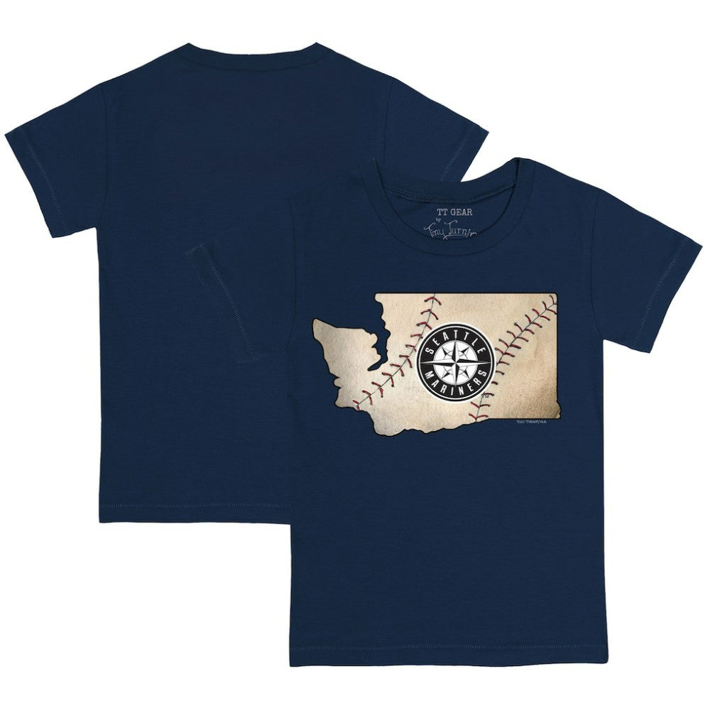 Seattle Mariners Tiny Turnip Youth State Outline T-Shirt | MLB Sale