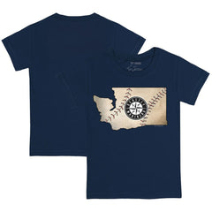 Seattle Mariners Tiny Turnip Youth State Outline T-Shirt | MLB Sale