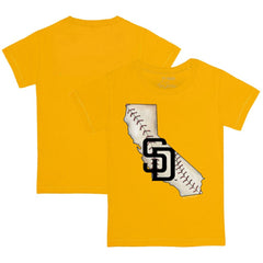 San Diego Padres Tiny Turnip Youth State Outline T-Shirt | MLB Sale