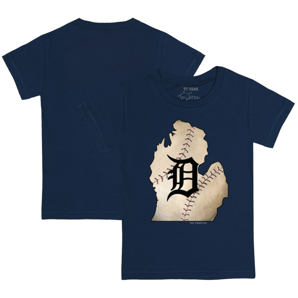 Detroit Tigers Tiny Turnip Youth State Outline T-Shirt | MLB US