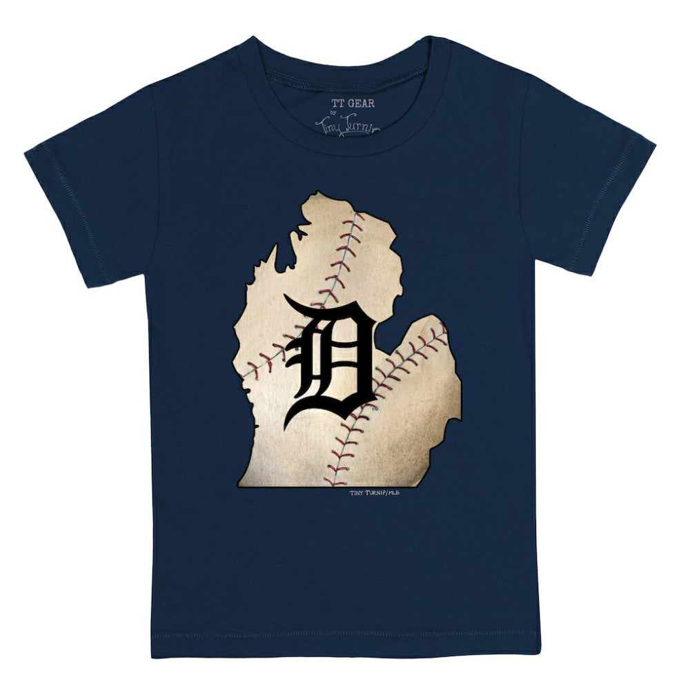 Detroit Tigers Tiny Turnip Youth State Outline T-Shirt | MLB US