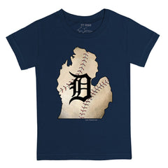 Detroit Tigers Tiny Turnip Youth State Outline T-Shirt | MLB US