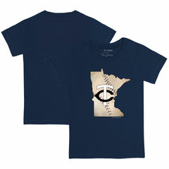 Minnesota Twins Tiny Turnip Youth State Outline T-Shirt | MLB On Sale