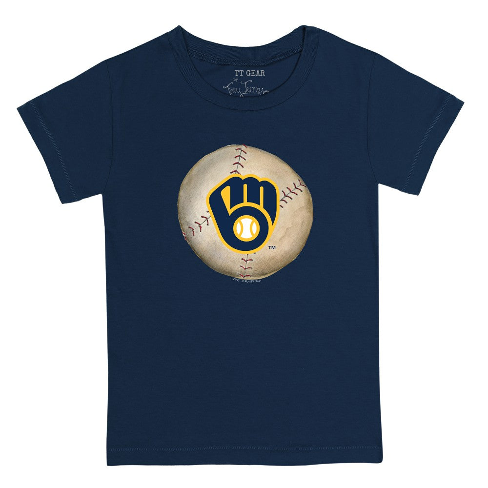 Milwaukee Brewers Tiny Turnip Youth Stitched Baseball T-Shirt | MLB Outlet
