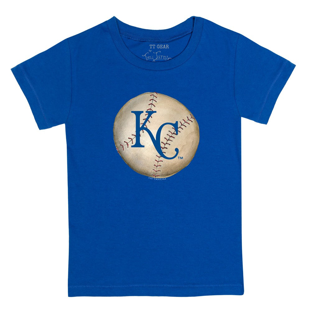 Kansas City Royals Tiny Turnip Youth Stitched Baseball T-Shirt | MLB On Sale