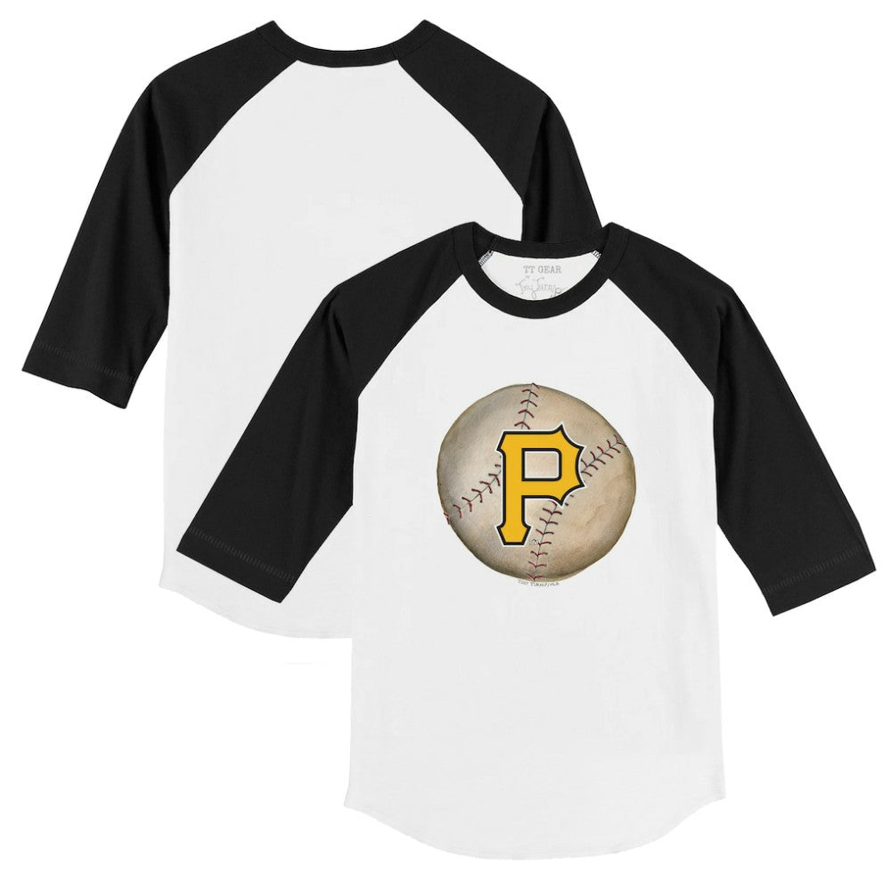 Pittsburgh Pirates Tiny Turnip Youth Stitched Baseball 3/4-Sleeve Raglan T-Shirt | MLB US