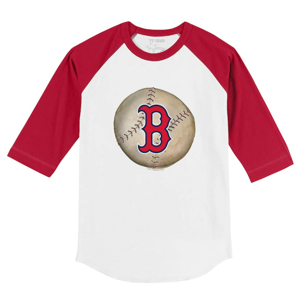 Boston Red Sox Tiny Turnip Youth Stitched Baseball 3/4-Sleeve Raglan T-Shirt | MLB Online