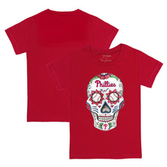 Philadelphia Phillies Tiny Turnip Youth Sugar Skull T-Shirt | MLB Discount