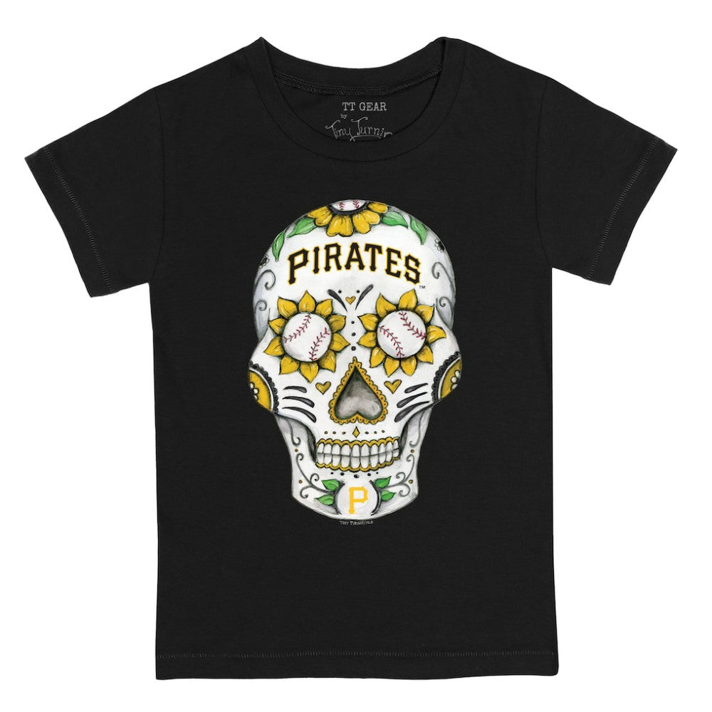 Pittsburgh Pirates Tiny Turnip Youth Sugar Skull T-Shirt | MLB Outlet
