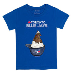 Toronto Blue Jays Tiny Turnip Youth Sundae Helmet T-Shirt | MLB Sale