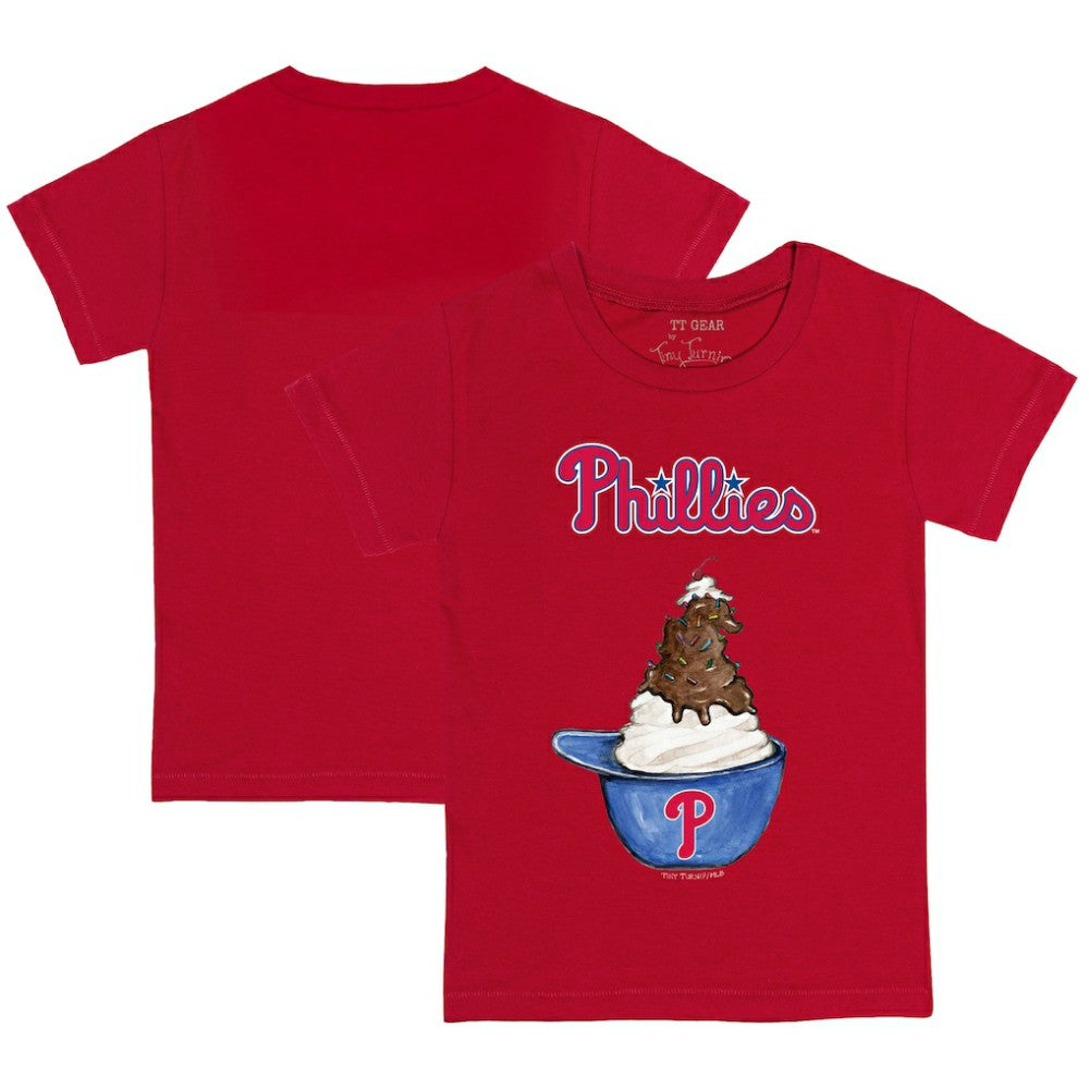 Philadelphia Phillies Tiny Turnip Youth Sundae Helmet T-Shirt | MLB Sale