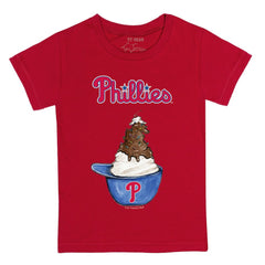 Philadelphia Phillies Tiny Turnip Youth Sundae Helmet T-Shirt | MLB Sale
