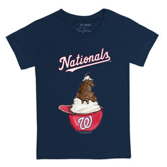 Washington Nationals Tiny Turnip Youth Sundae Helmet T-Shirt | MLB Outlet