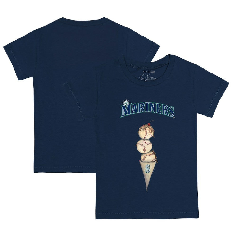 Seattle Mariners Tiny Turnip Youth Triple Scoop T-Shirt | MLB For sale
