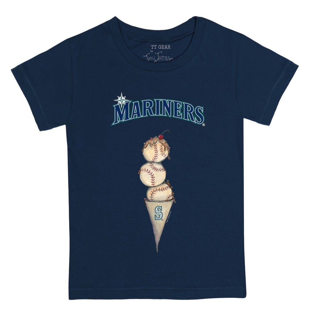 Seattle Mariners Tiny Turnip Youth Triple Scoop T-Shirt | MLB For sale