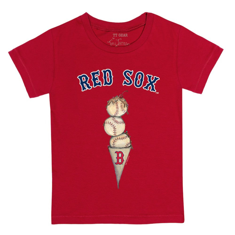 Boston Red Sox Tiny Turnip Youth Triple Scoop T-Shirt | MLB Online
