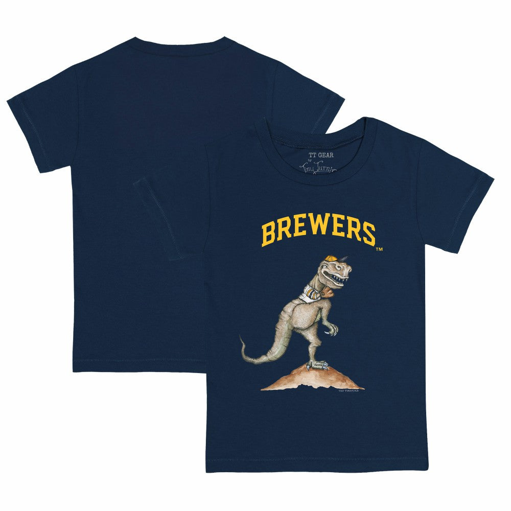 Milwaukee Brewers Tiny Turnip Youth TT Rex T-Shirt | MLB Outlet