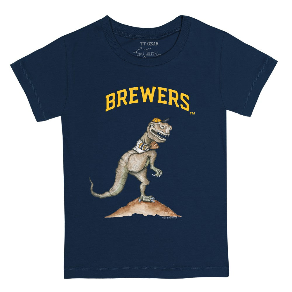 Milwaukee Brewers Tiny Turnip Youth TT Rex T-Shirt | MLB Outlet