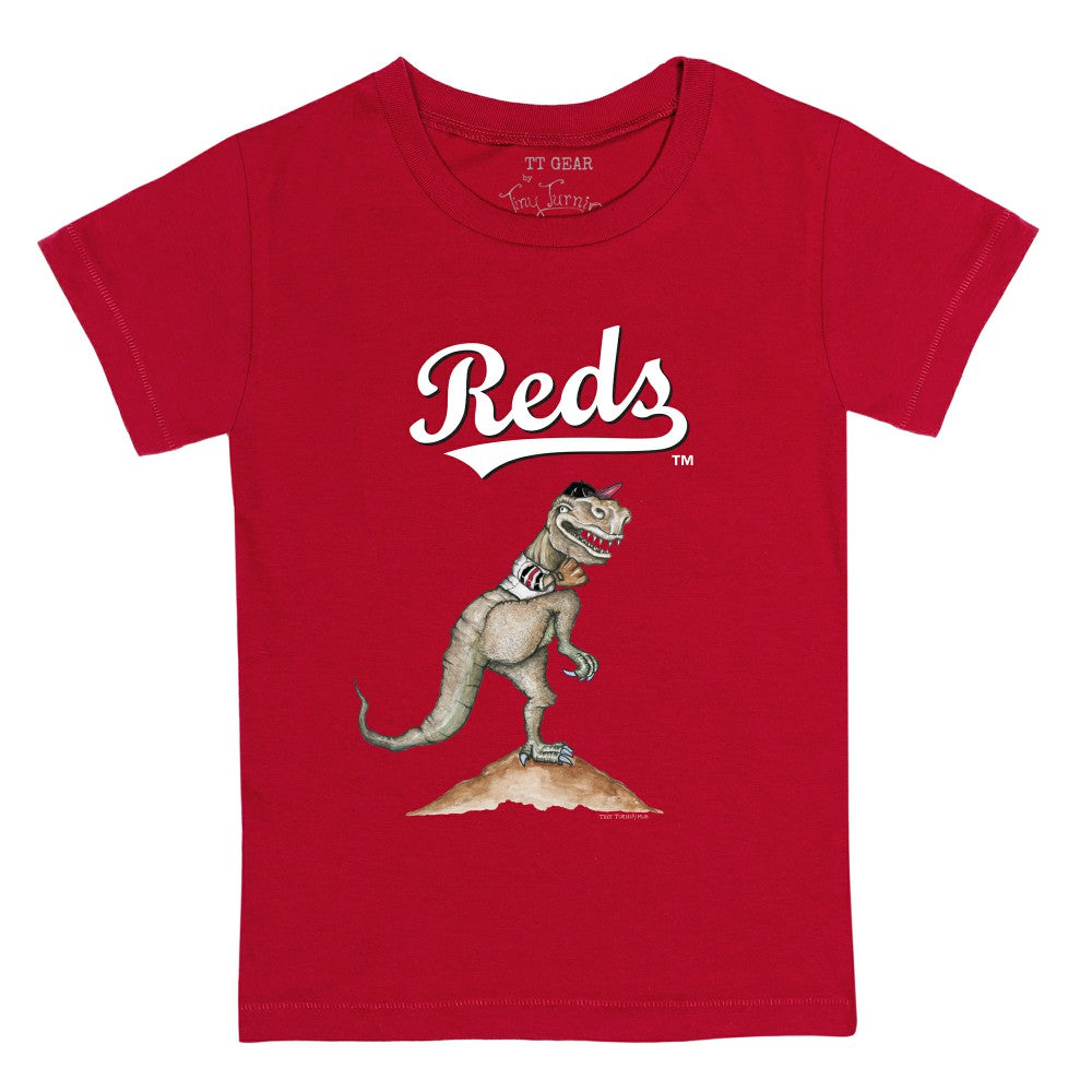 Cincinnati Reds Tiny Turnip Youth TT Rex T-Shirt | MLB Outlet