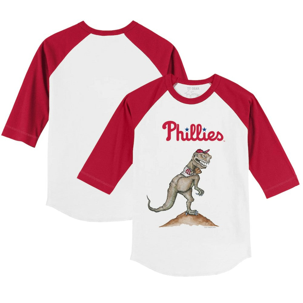 Philadelphia Phillies Tiny Turnip Youth TT Rex 3/4-Sleeve Raglan T-Shirt | MLB Near me