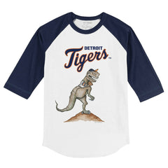 Detroit Tigers Tiny Turnip Youth TT Rex 3/4-Sleeve Raglan T-Shirt | MLB Shop