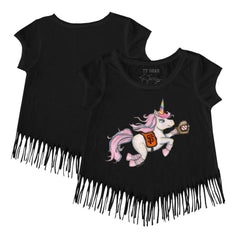 San Francisco Giants Tiny Turnip Girls Youth Unicorn Fringe T-Shirt | MLB US