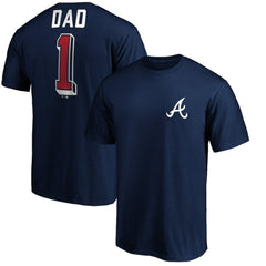 Atlanta Braves Number One Dad T-Shirt | MLB US