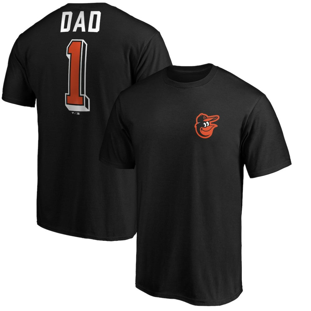 Baltimore Orioles Number One Dad T-Shirt | MLB Outlet