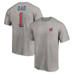 Chicago Cubs Number One Dad T-Shirt | MLB Outlet