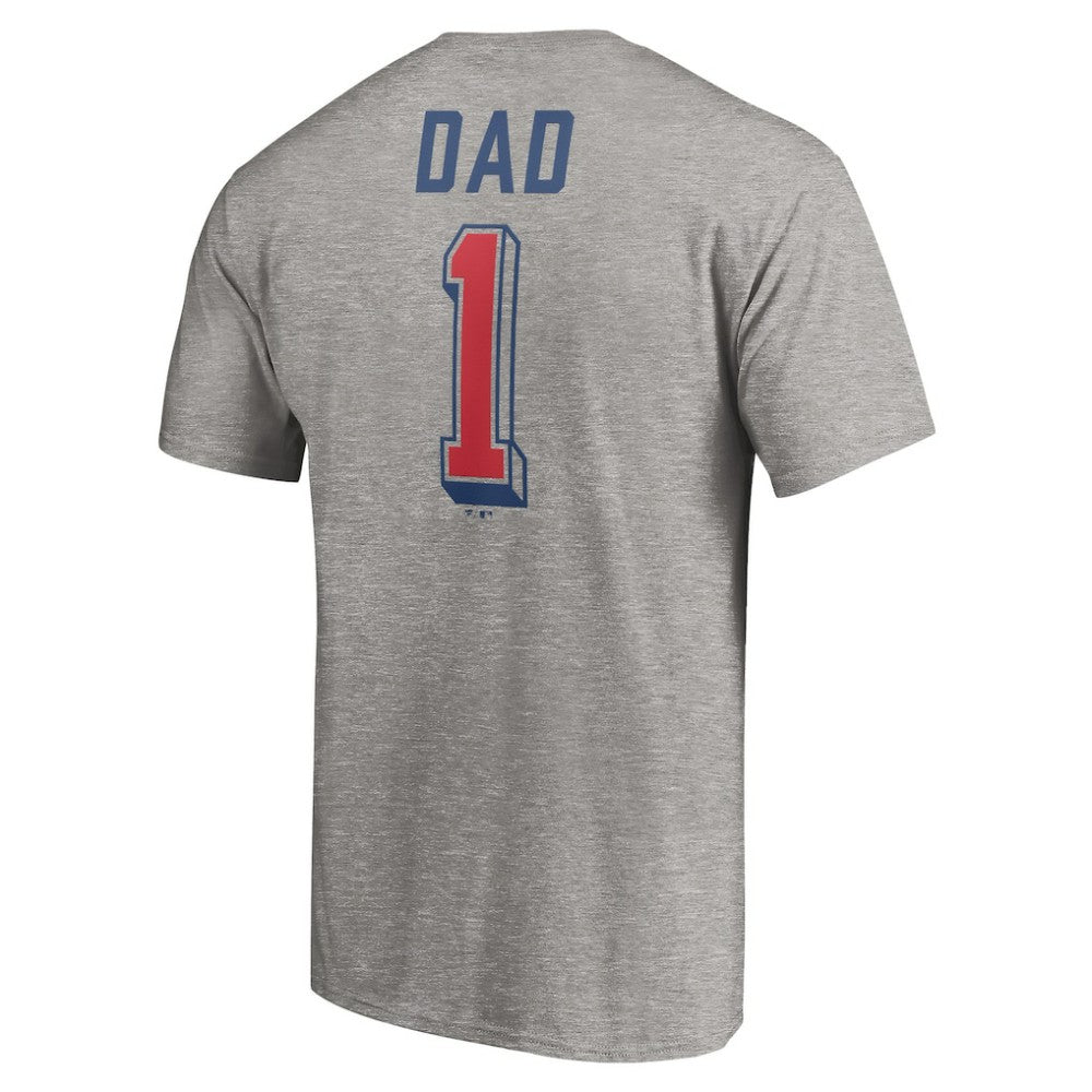 Chicago Cubs Number One Dad T-Shirt | MLB Outlet