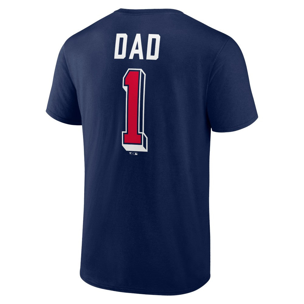 Cleveland Guardians Number One Dad Team Logo T-Shirt | MLB New