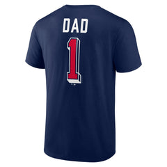 Cleveland Guardians Number One Dad Team Logo T-Shirt | MLB New