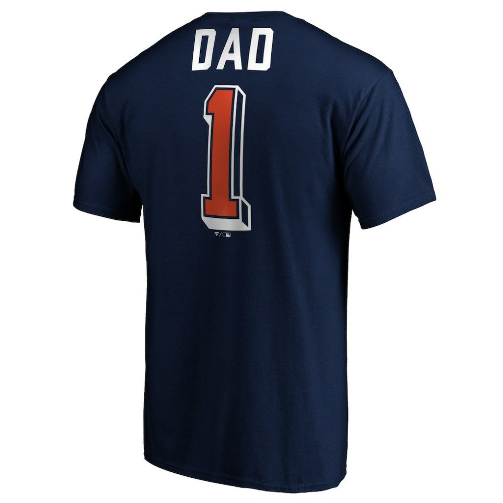 Detroit Tigers Number One Dad T-Shirt | MLB Sale