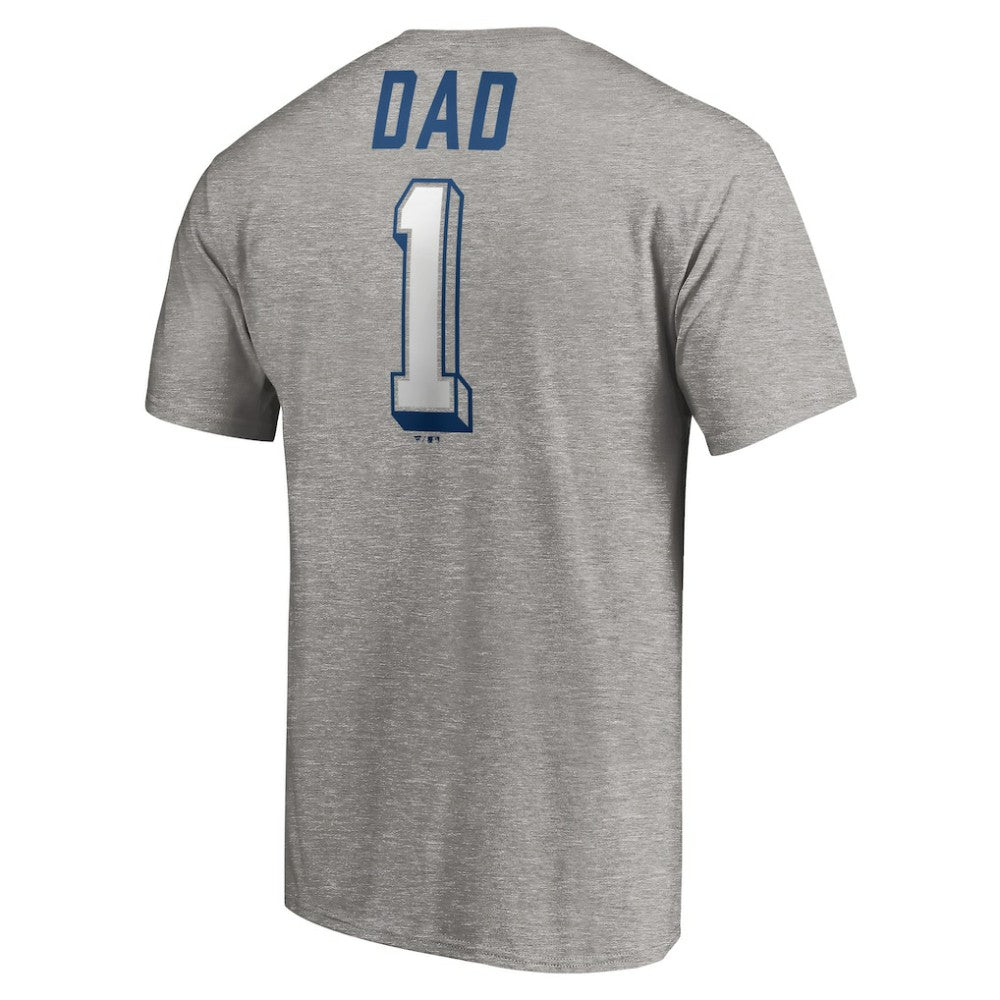 Los Angeles Dodgers Number One Dad T-Shirt | MLB Discount