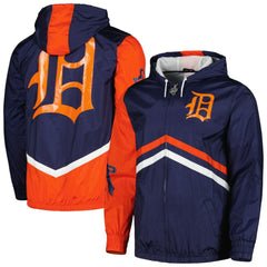 Detroit Tigers Mitchell & Ness Undeniable Full-Zip Hoodie Windbreaker Jacket | MLB Outlet