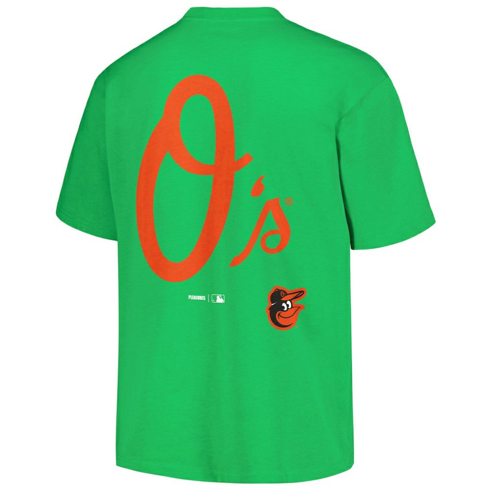 Baltimore Orioles PLEASURES Ballpark T-Shirt | MLB On Sale