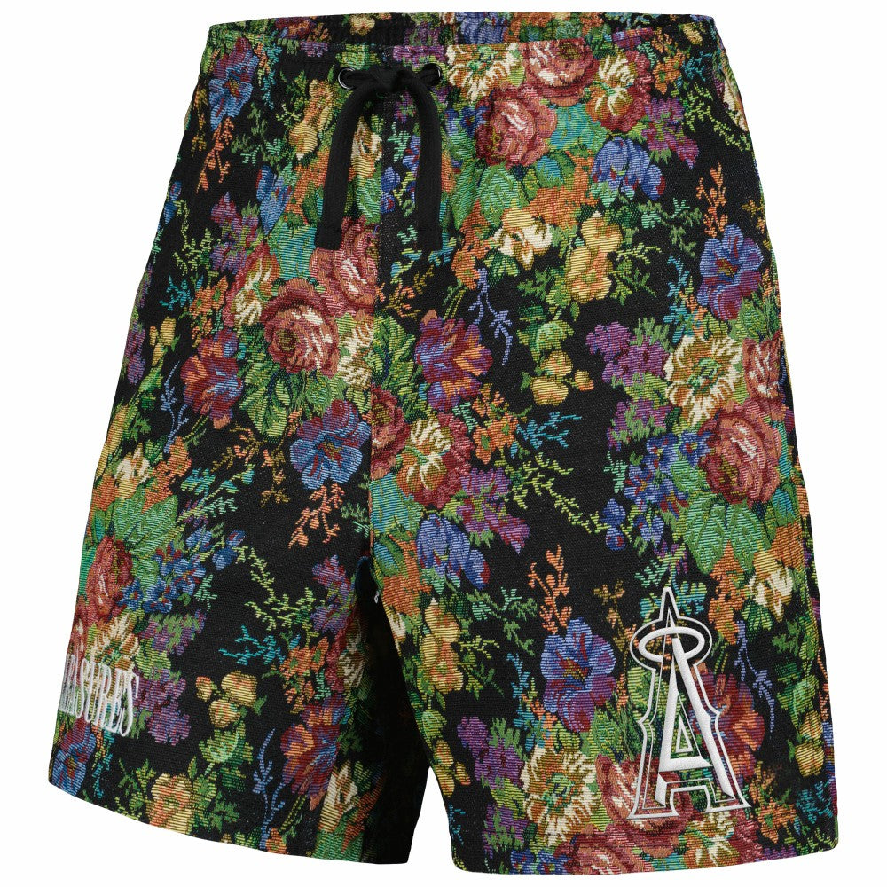 Los Angeles Angels PLEASURES Floral Shorts | MLB Outlet