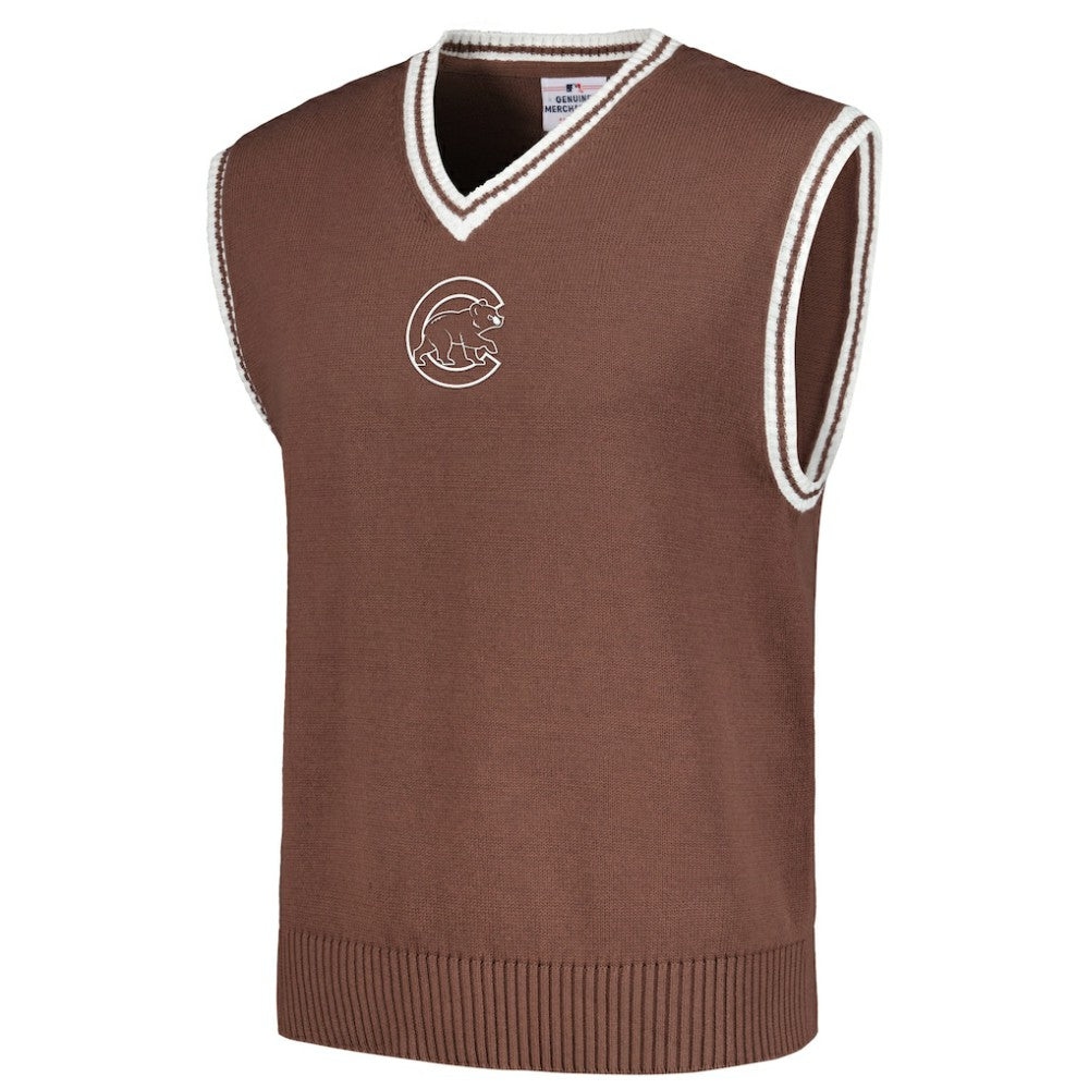 Chicago Cubs PLEASURES Knit V-Neck Pullover Sweater Vest | MLB Discount