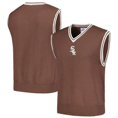 Chicago White Sox PLEASURES Knit V-Neck Pullover Sweater Vest | MLB For sale