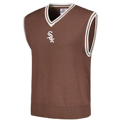 Chicago White Sox PLEASURES Knit V-Neck Pullover Sweater Vest | MLB For sale