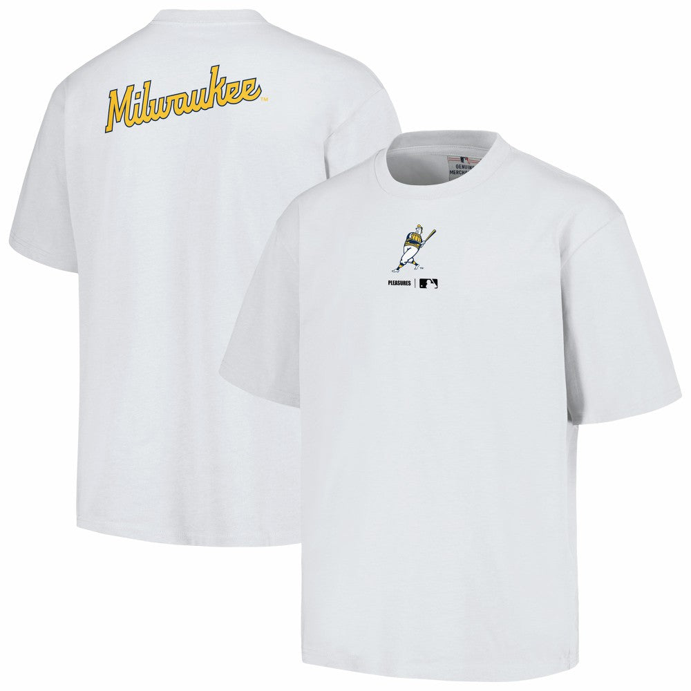 Milwaukee Brewers PLEASURES Mascot T-Shirt | MLB Outlet