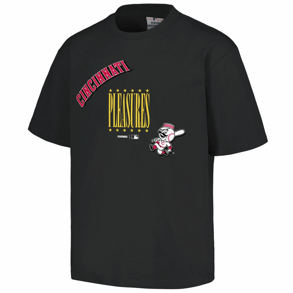Cincinnati Reds PLEASURES Repurpose T-Shirt | MLB New