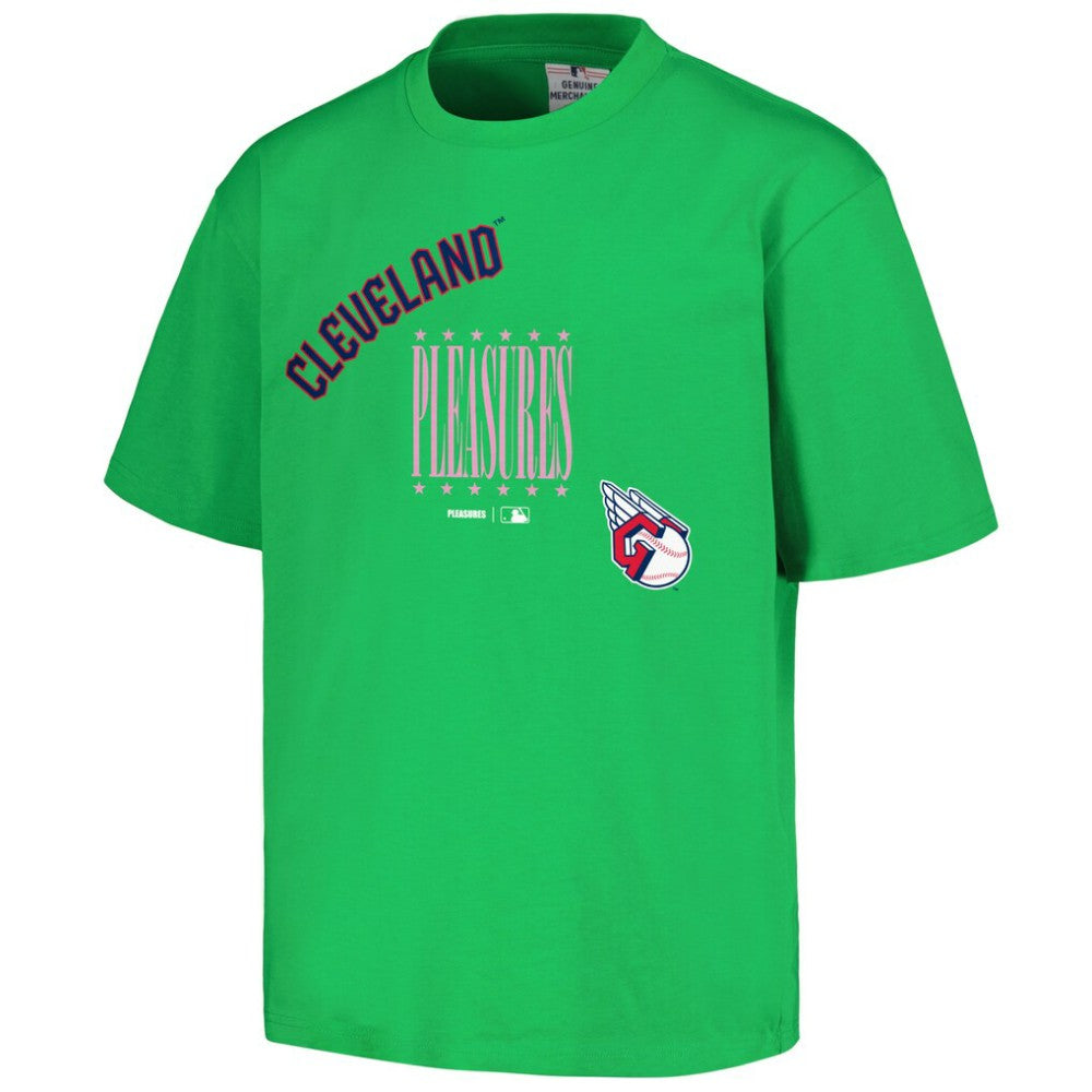 Cleveland Guardians PLEASURES Repurpose T-Shirt | MLB New