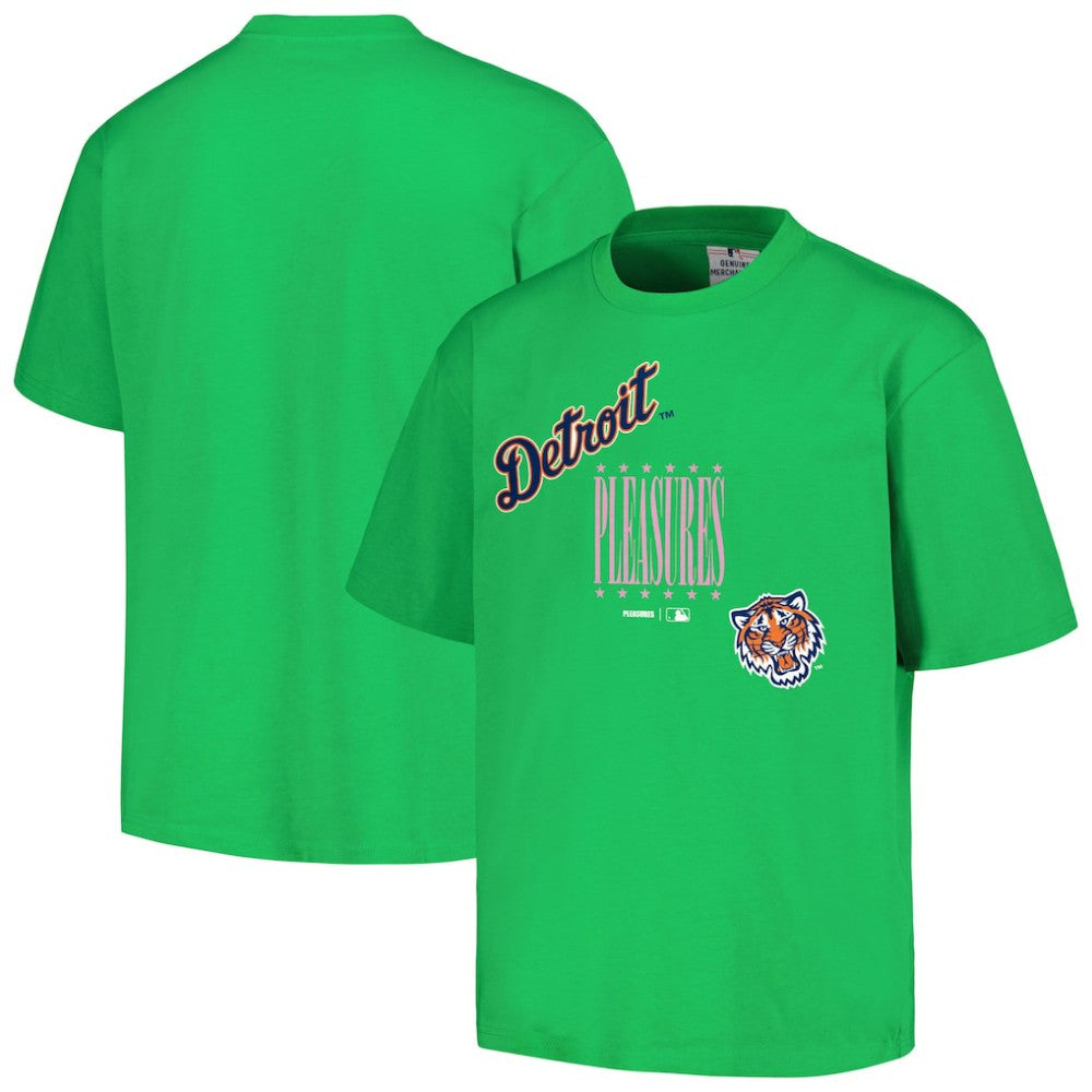 Detroit Tigers PLEASURES Repurpose T-Shirt | MLB New