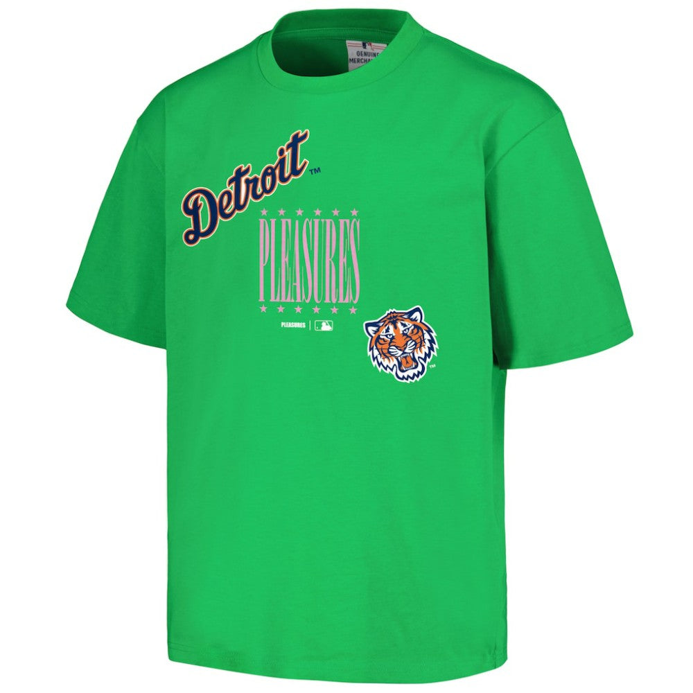 Detroit Tigers PLEASURES Repurpose T-Shirt | MLB New