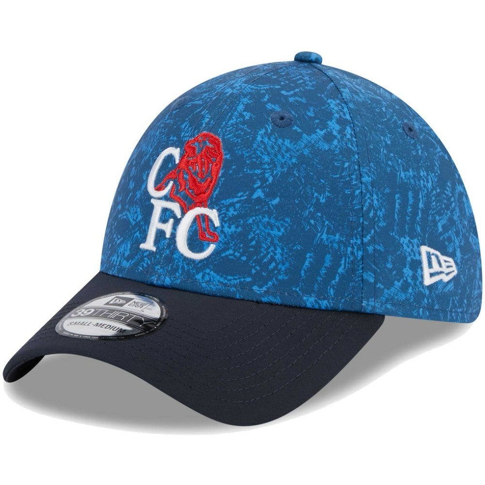 Chelsea New Era Retro All Over Print 39THIRTY Flex Hat Blue/Navy - New Era