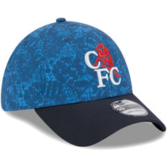 Chelsea New Era Retro All Over Print 39THIRTY Flex Hat Blue/Navy - New Era
