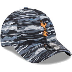 Tottenham Hotspur New Era Wave All Over Print 9FORTY Adjustable Hat Black - New Era